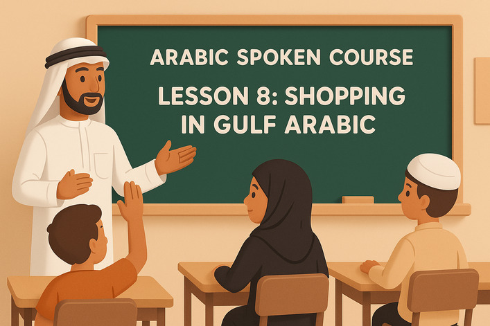 Arabic Spoken Course – Lesson 8: At the Grocery Store – Shopping in Gulf Arabic