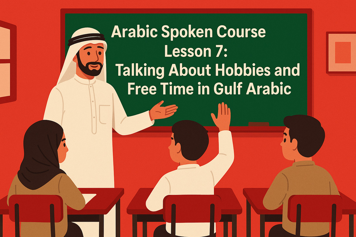 Arabic Spoken Course – Lesson 7: Talking About Hobbies and Free Time in Gulf Arabic